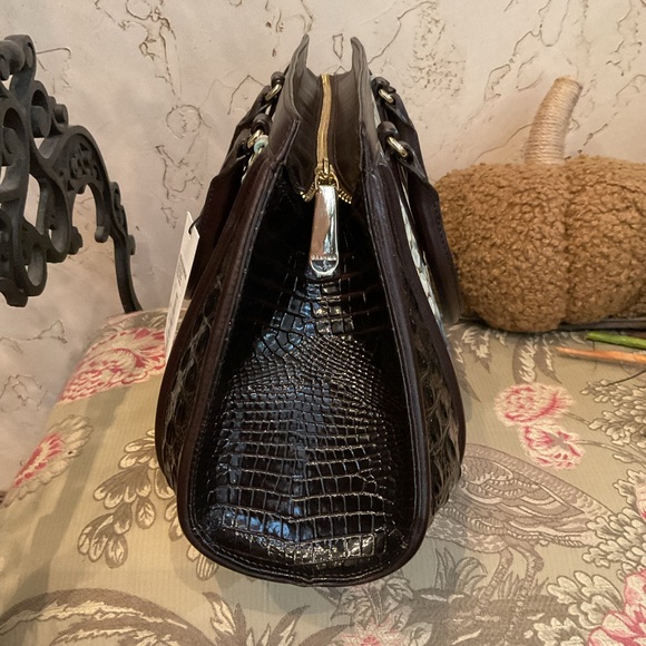 Beautiful Brahmin Arden Satchel in Glacier Carlisle - Picture 10 of 10